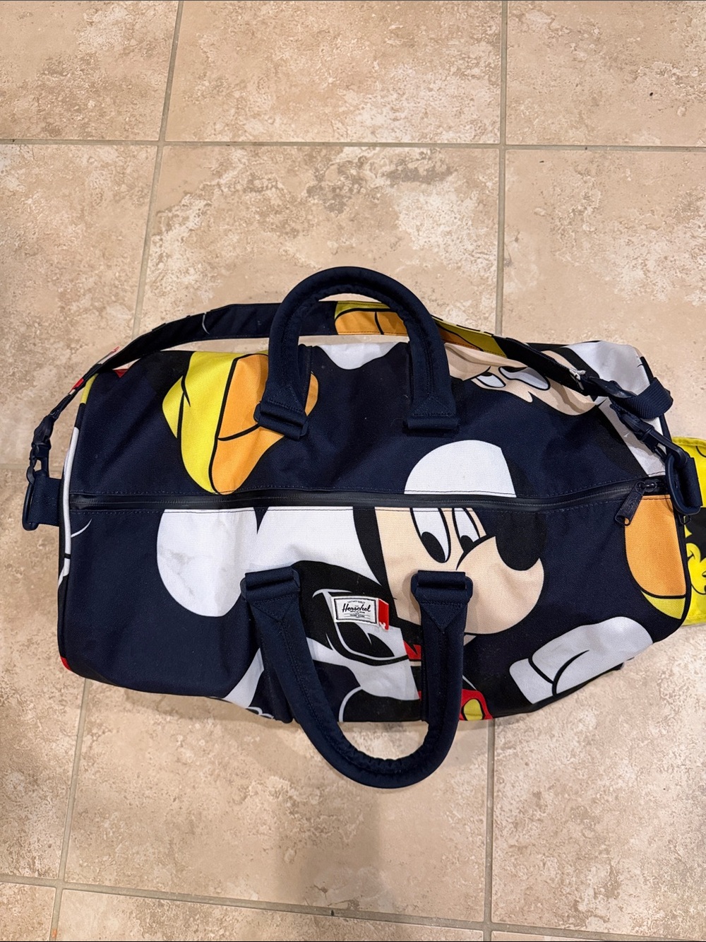 Herschel Supply Co. Black, Red, White, Yellow Patterned Strap - Picture 8 of 12